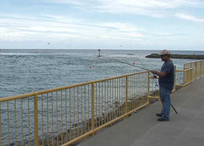 Hagatna fishing platform draws mixed reviews from island anglers -  -KUAM News: On Air. Online. On Demand.