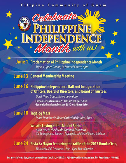 June celebrated as Philippine Independence Month KUAM KUAM