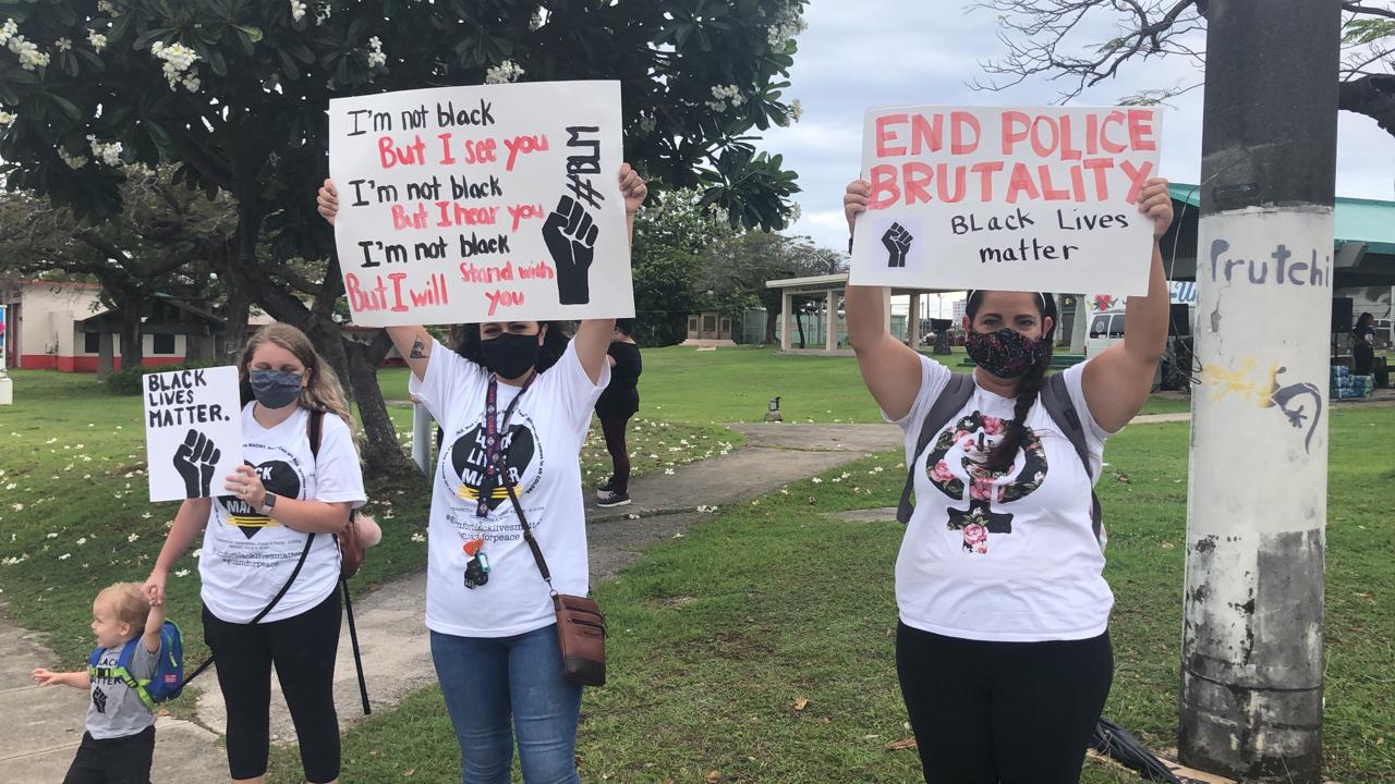 Guamanians Rally For Black Lives Matter Kuam Com Kuam News On