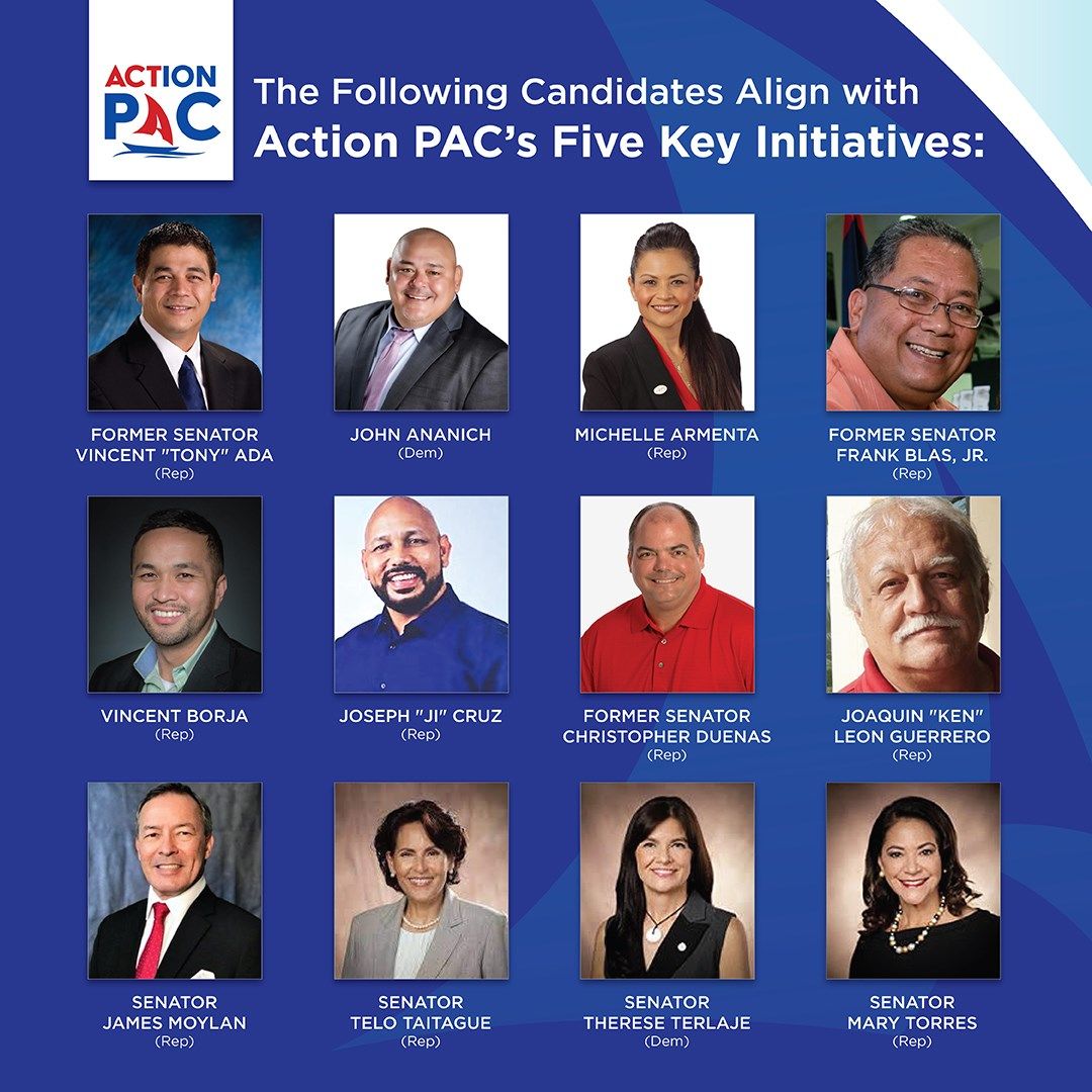 Action PAC throws support behind 10 republicans, 2 democrats - KUAM.com ...