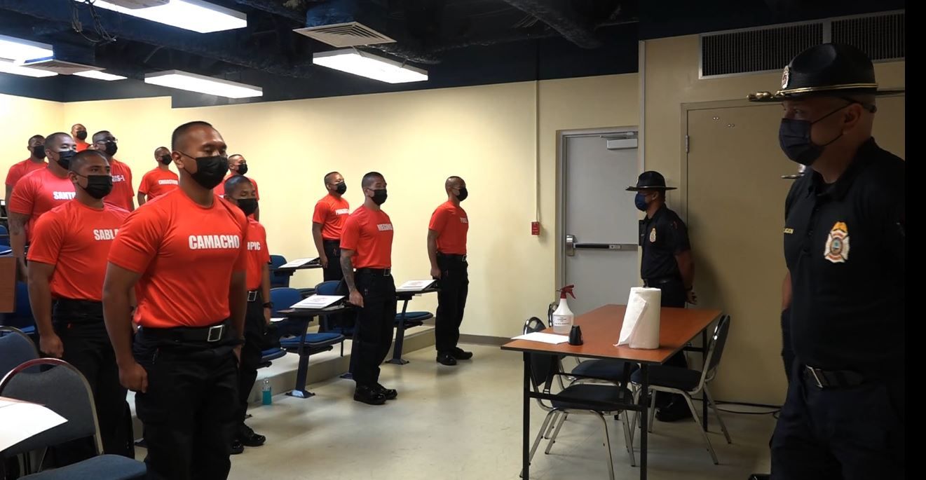 Inside the training at the Fire Academy