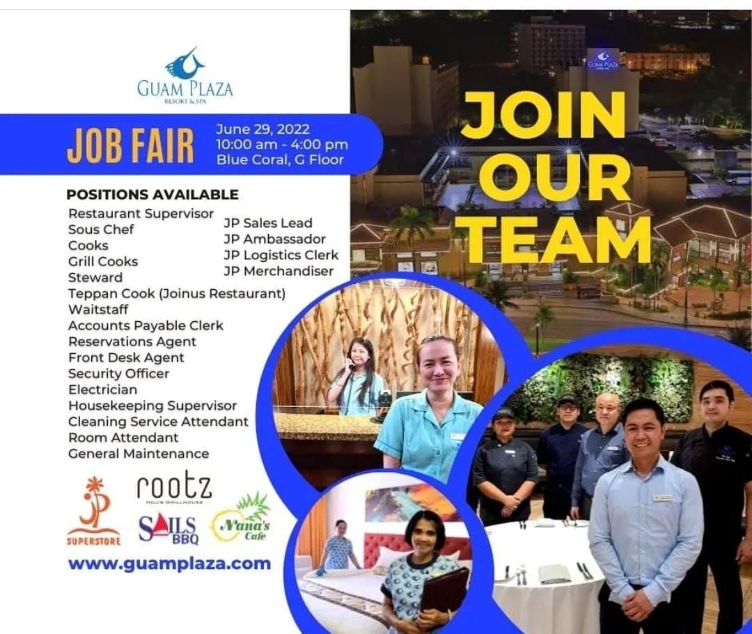 Guam Plaza hosting midweek job fair News On Air