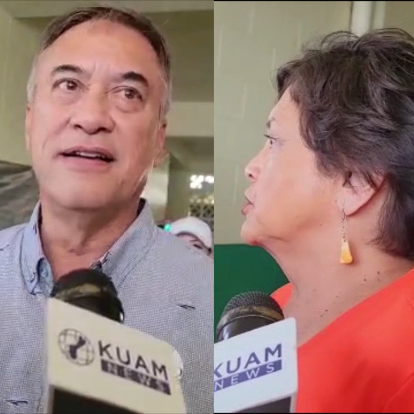 Both gubernatorial candidates cast their vote alongside Central Guam