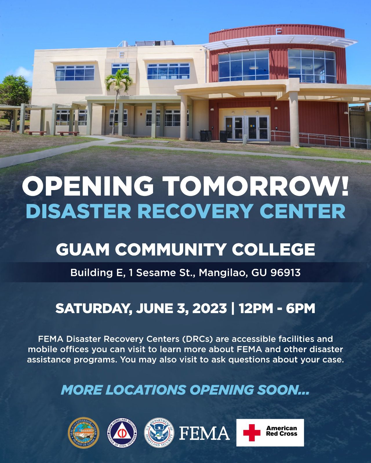 Disaster Recovery Center opens Saturday at GCC - KUAM.com- KUAM News ...