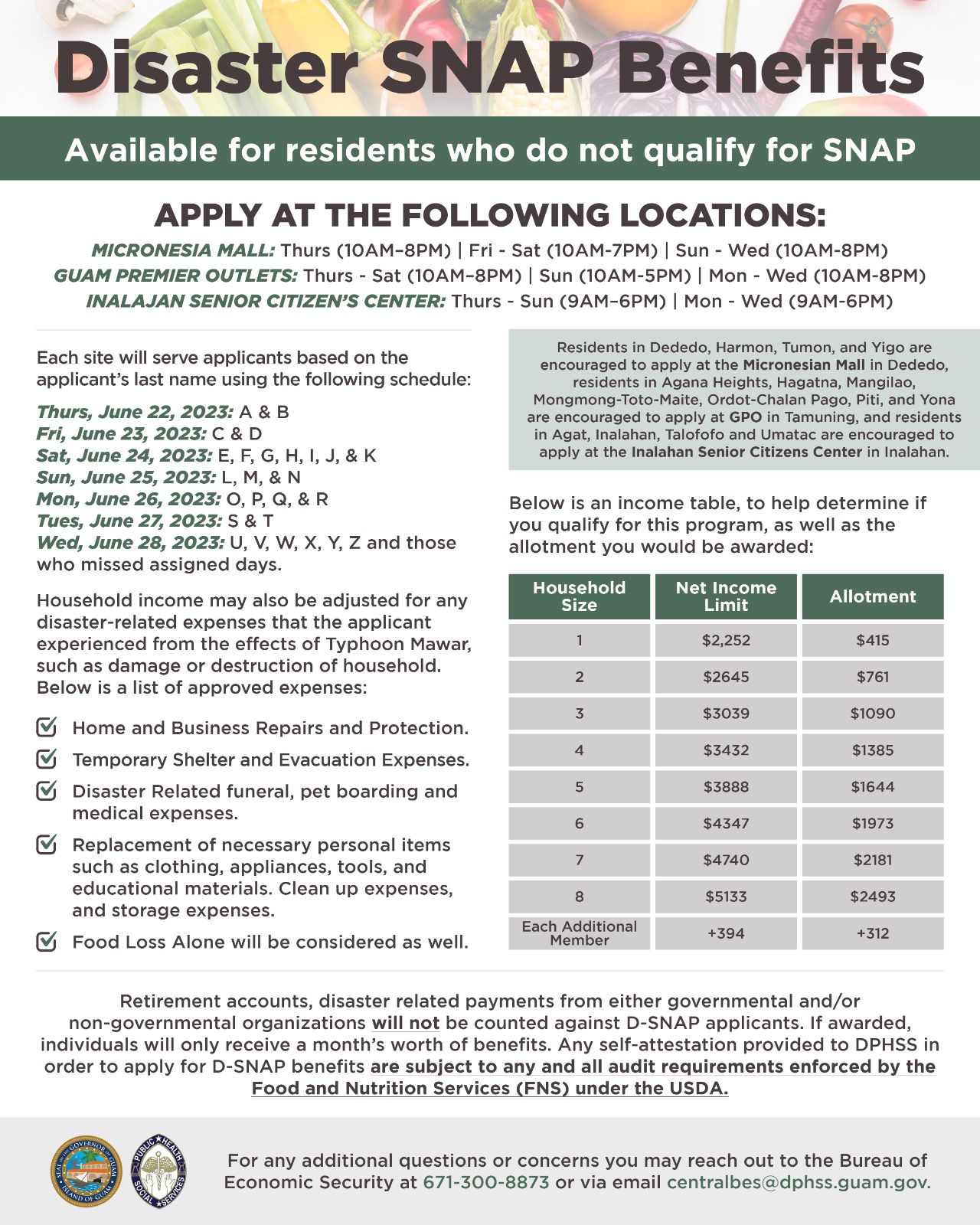 Disaster SNAP benefits available for some who don't qualify for regular