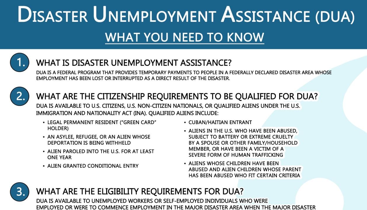 Disaster Unemployment Assistance program launches Tuesday