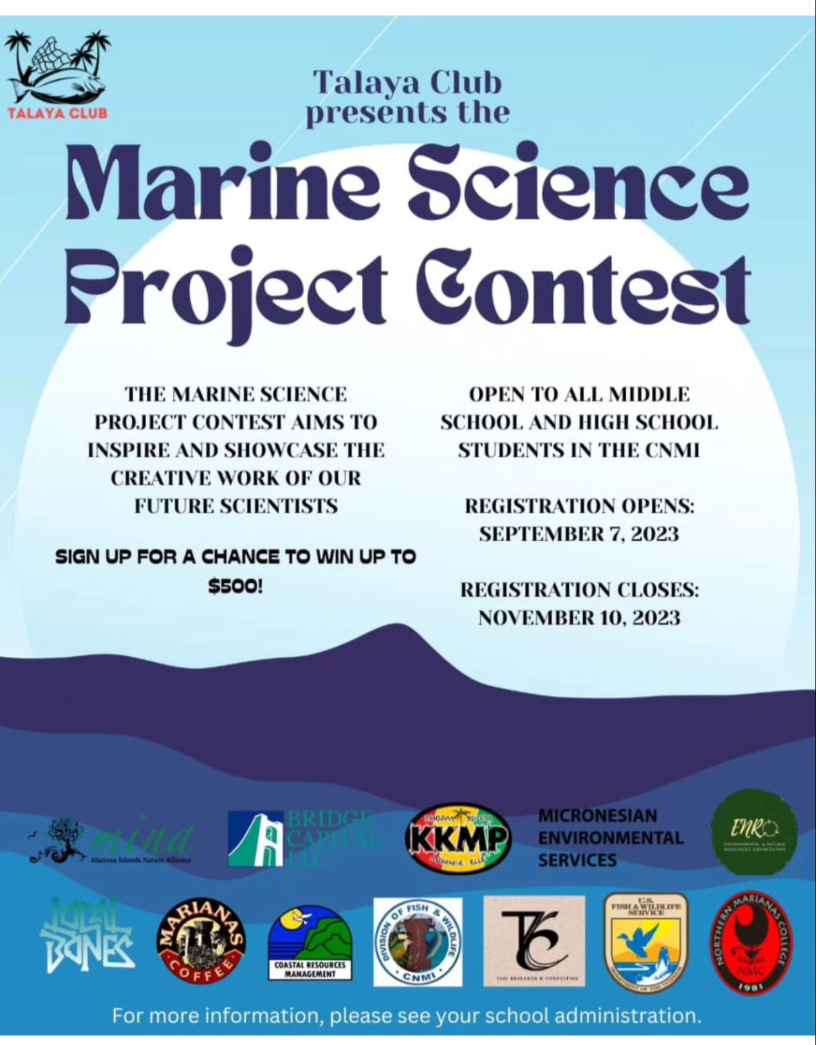 Marine Science Project Contest News On Air. Online. On