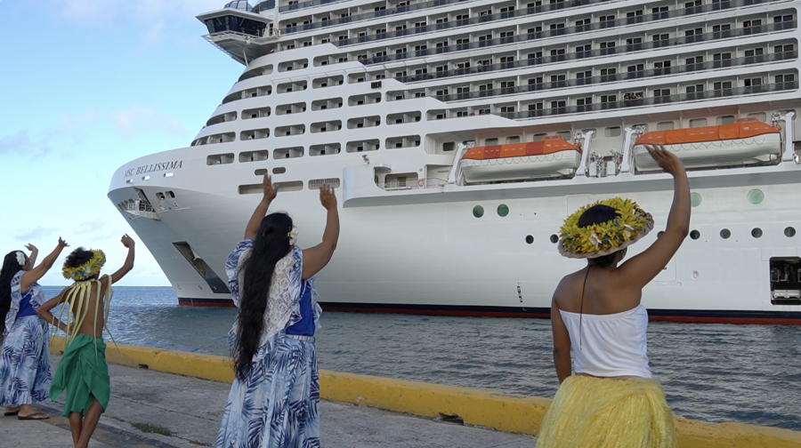 MSC Bellissima Cruise ship visits Saipan - Vimarsana News