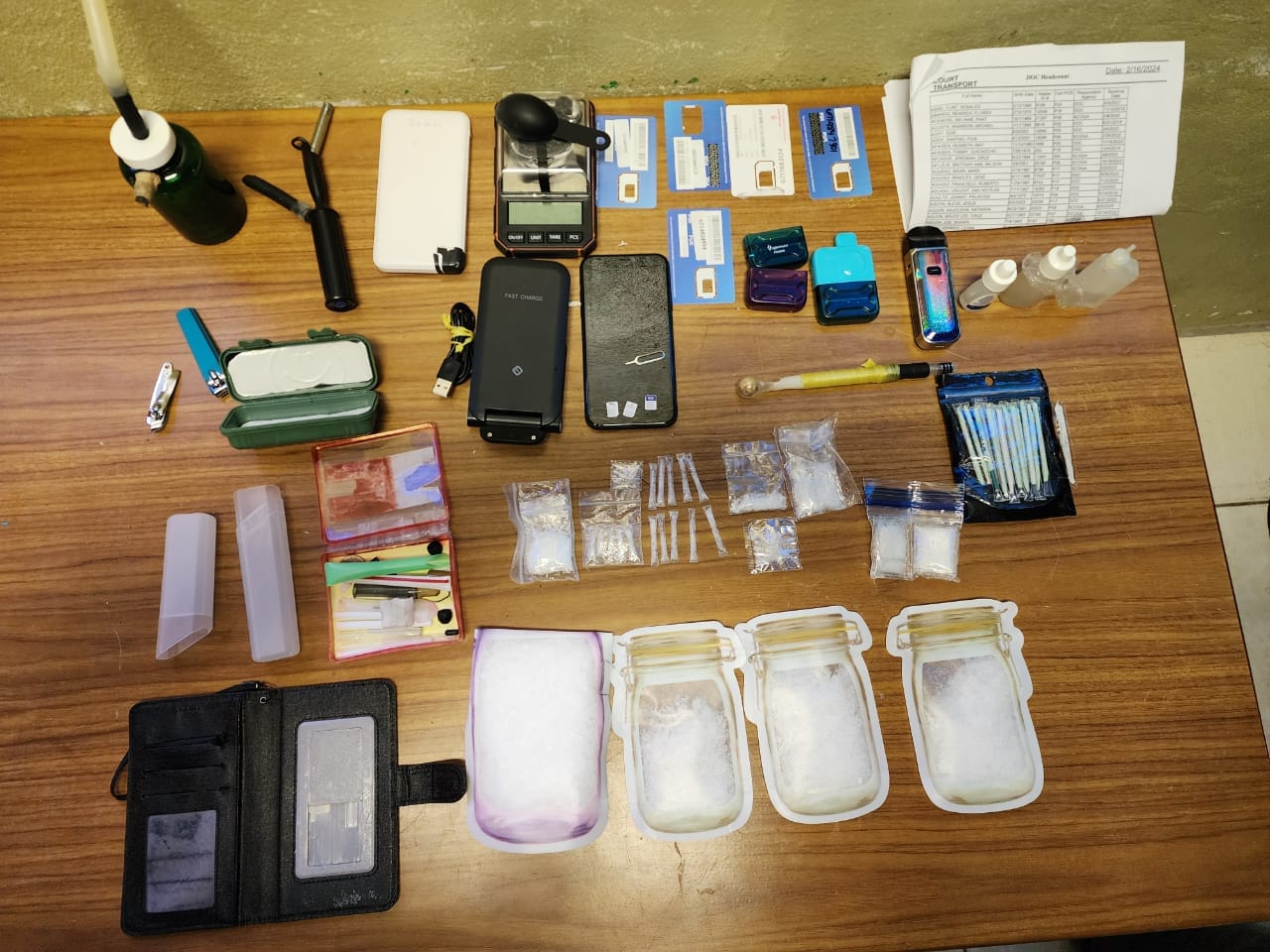 Prisoners caught with more than 100 grams of meth - Vimarsana News