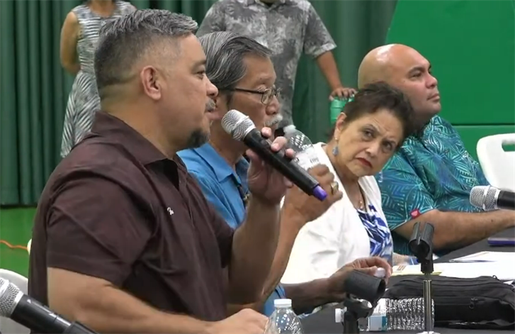 Island leaders clash during talks to rebuild Simon Sanchez - Vimarsana News