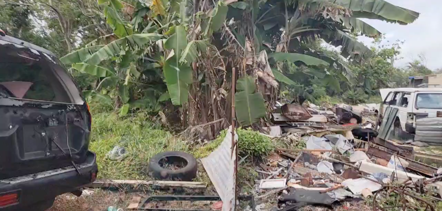 Junk cars littering CHamoru Land Trust property atop Aquifer - Vimarsana News