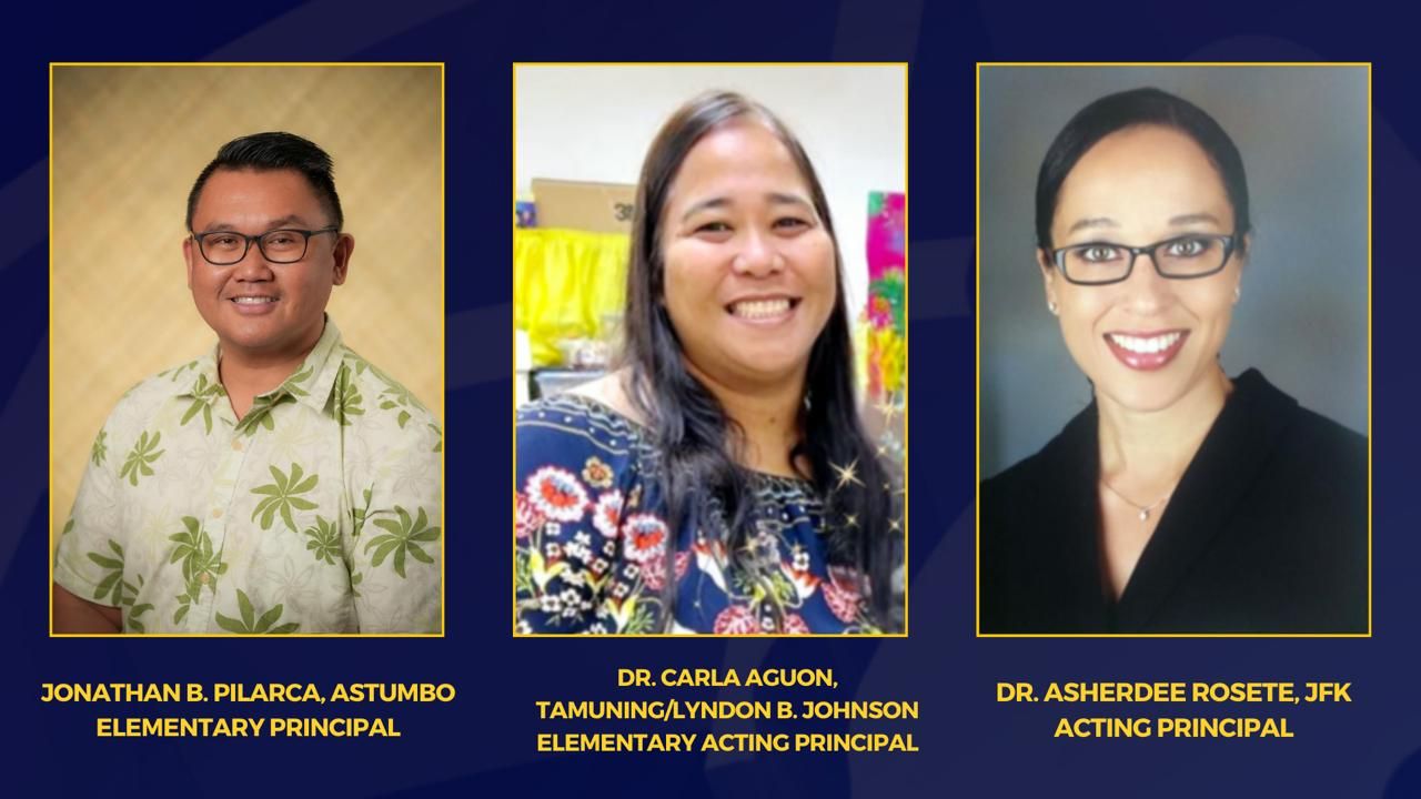 Guam Department of Education new leadership across different