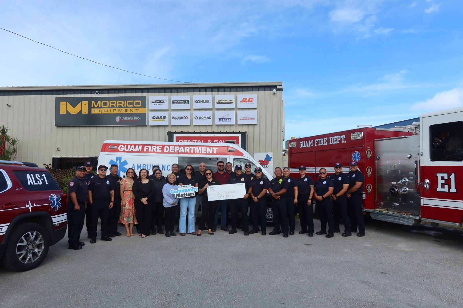 Morrico Equipment honors EMS Week in celebration of 35 years of community commitment