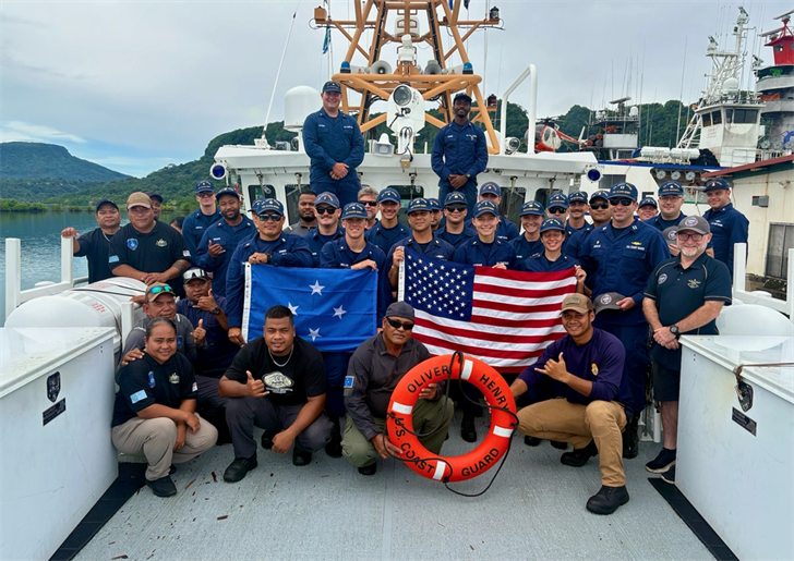 US Coast Guard’s Oliver Henry completes 22-day operation Rematau patrol in Federated States of Micronesia