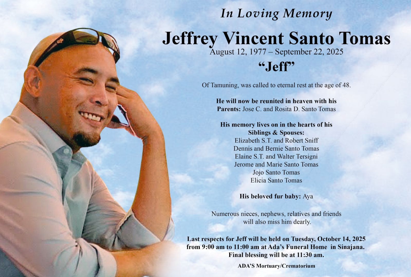 Jeffrey Vincent Santo Tomas