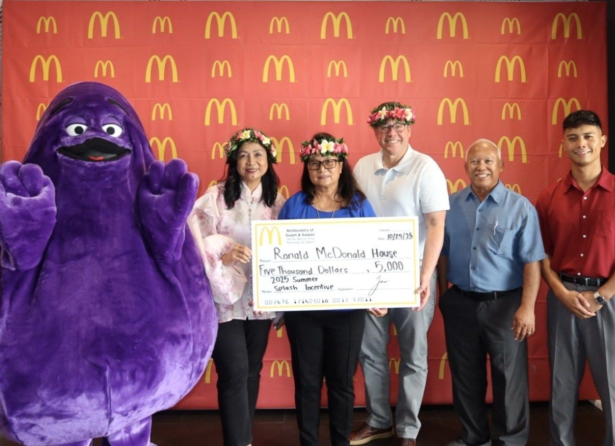 McDonald’s Guam and Saipan donates over $5k to Ronald McDonald House
