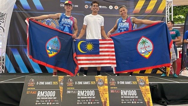 Ninja athletes Flores and Perez win 1st and 3rd at O-Zone Games