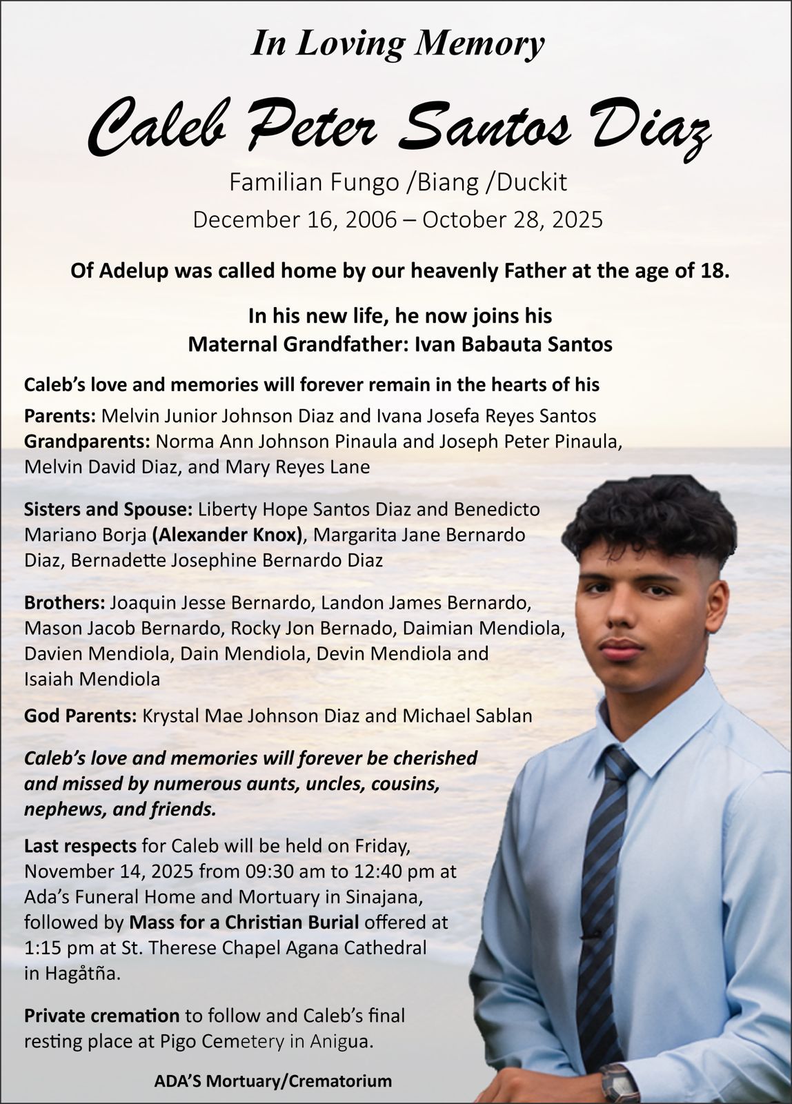 Caleb Peter Santos Diaz