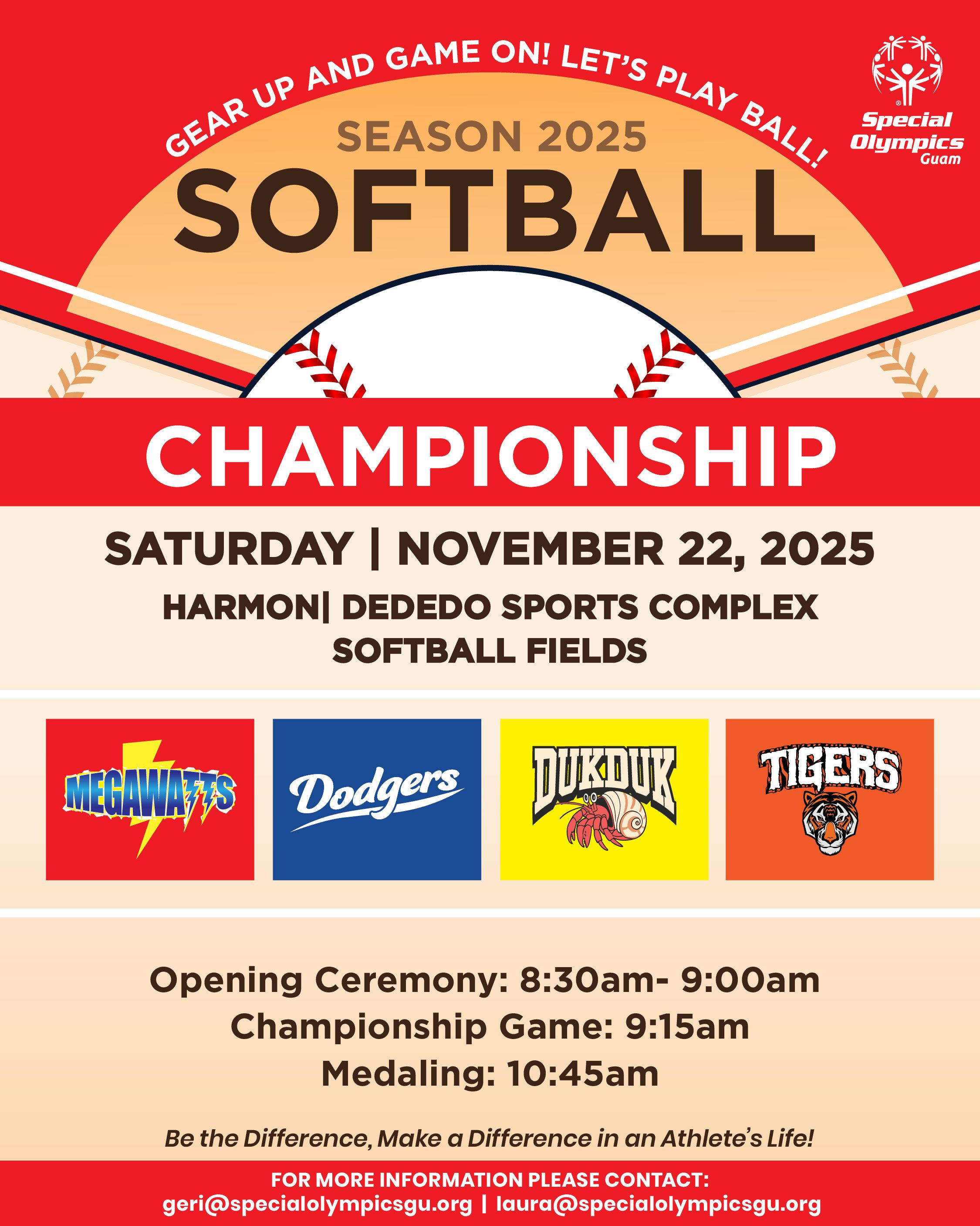 Special Olympics Guam gears up for 2025 Softball Championship event