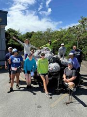 Fifty bags of trash removed from Taguag River in response to coral disease outbreak