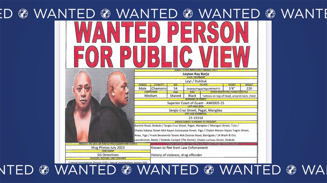 GPD issues public warning for wanted man