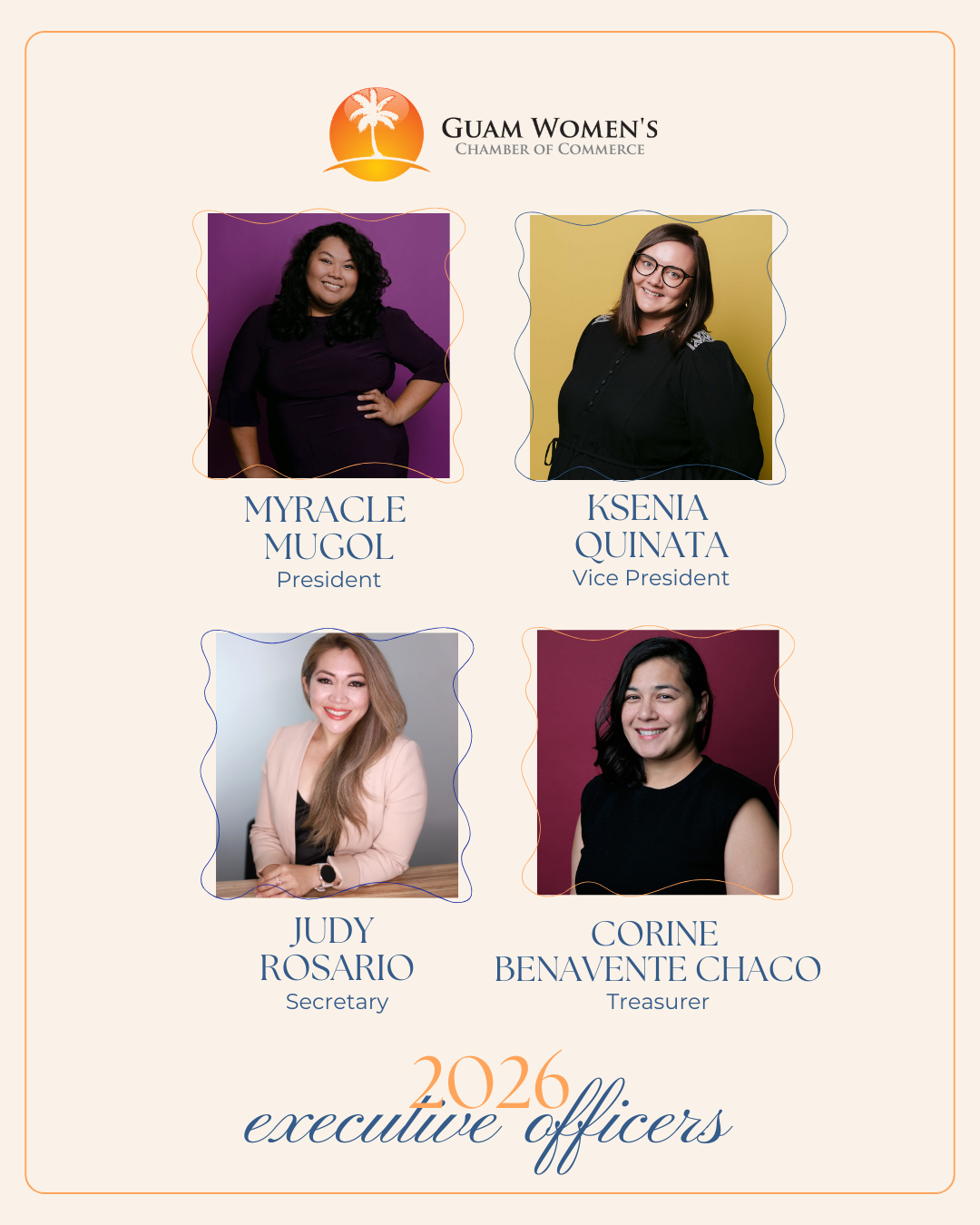 New Board of Directors elected at the Guam Women’s Chamber of Commerce