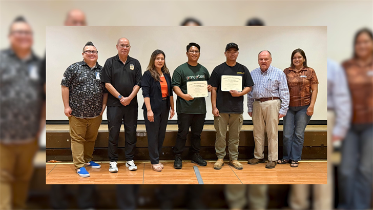 Two complete their registered apprenticeship programs