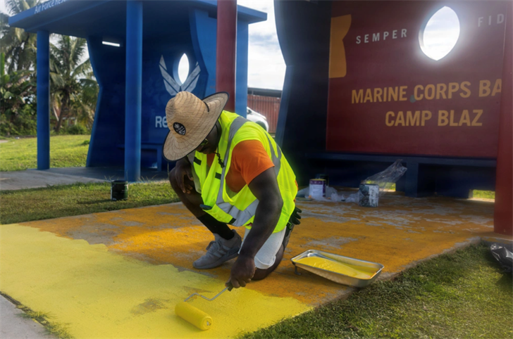 Camp Blaz Marines clean and restore historic sites across Guam
