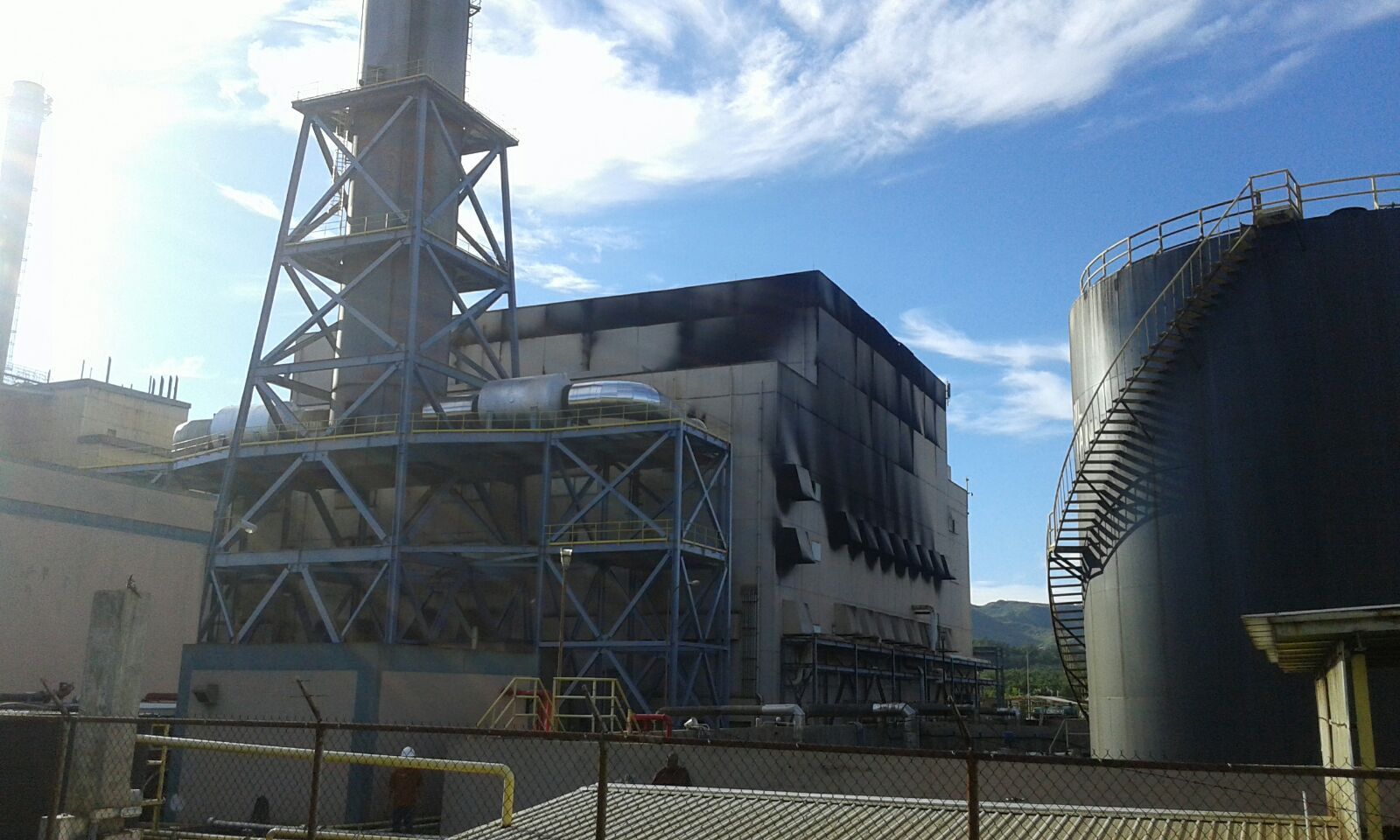 How will power plant fire affect ratepayers?